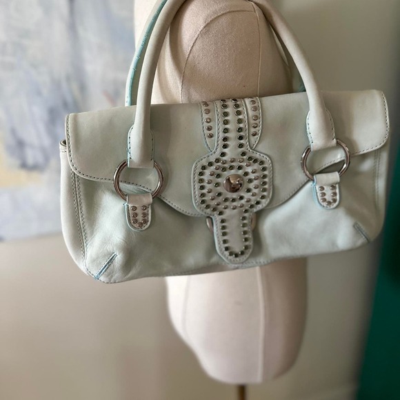 Soft eggshell bluegreen suede - Picture 1 of 8